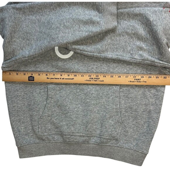 Gap x Stranger Things Adult Upside Down Gap Logo Hoodie Heather Grey Size XS - Picture 8 of 12